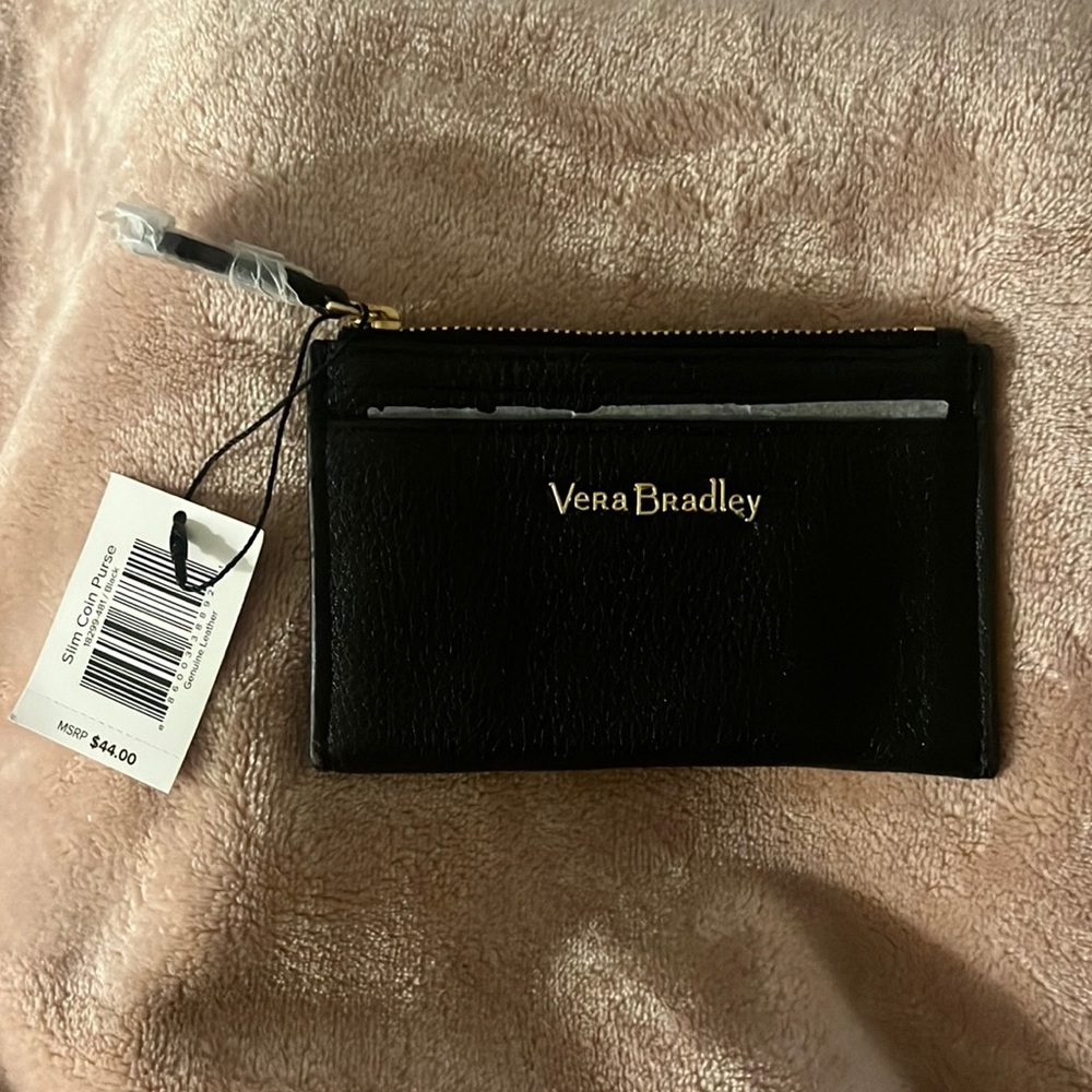 NEW Vera Bradley Leather Coin Purse